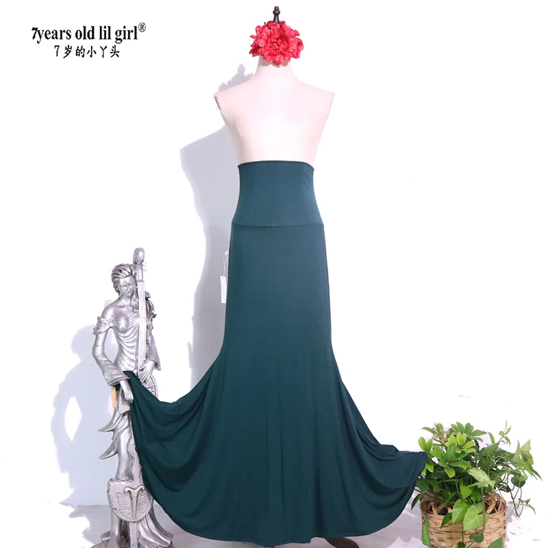 7 anos de idade lil menina 2025 novo vestido de dança espanhola saia prática flamenco multicamadas wear feminino ev01