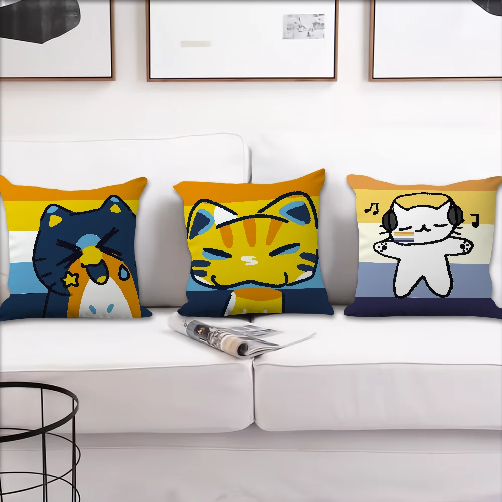 Aroace Pride cushion cover For Pillow Printing Sofa Decoration Home Car Room Coffee Shop Office Nordic Simplicity