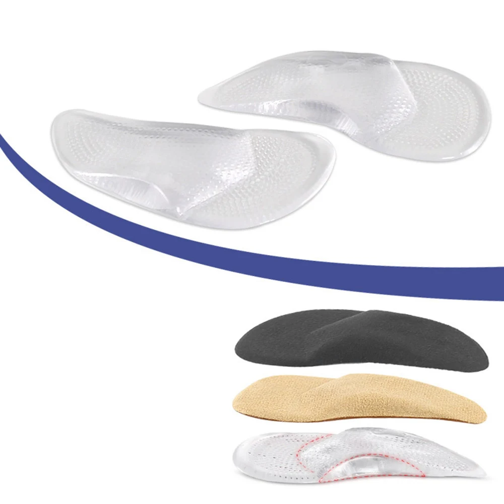 Plantar Fasciitis Arch Support Insoles Pair Shoe Cushion Gel Flat Foot Inserts For Feet Shock-absorbing Shoe