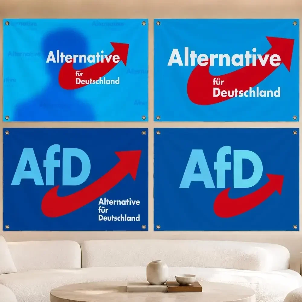 Symbol AfD Alternative fur Deutschland  decor flag banner,wall hanging flag,indoor outdoor wall decor,yard garden porch patio