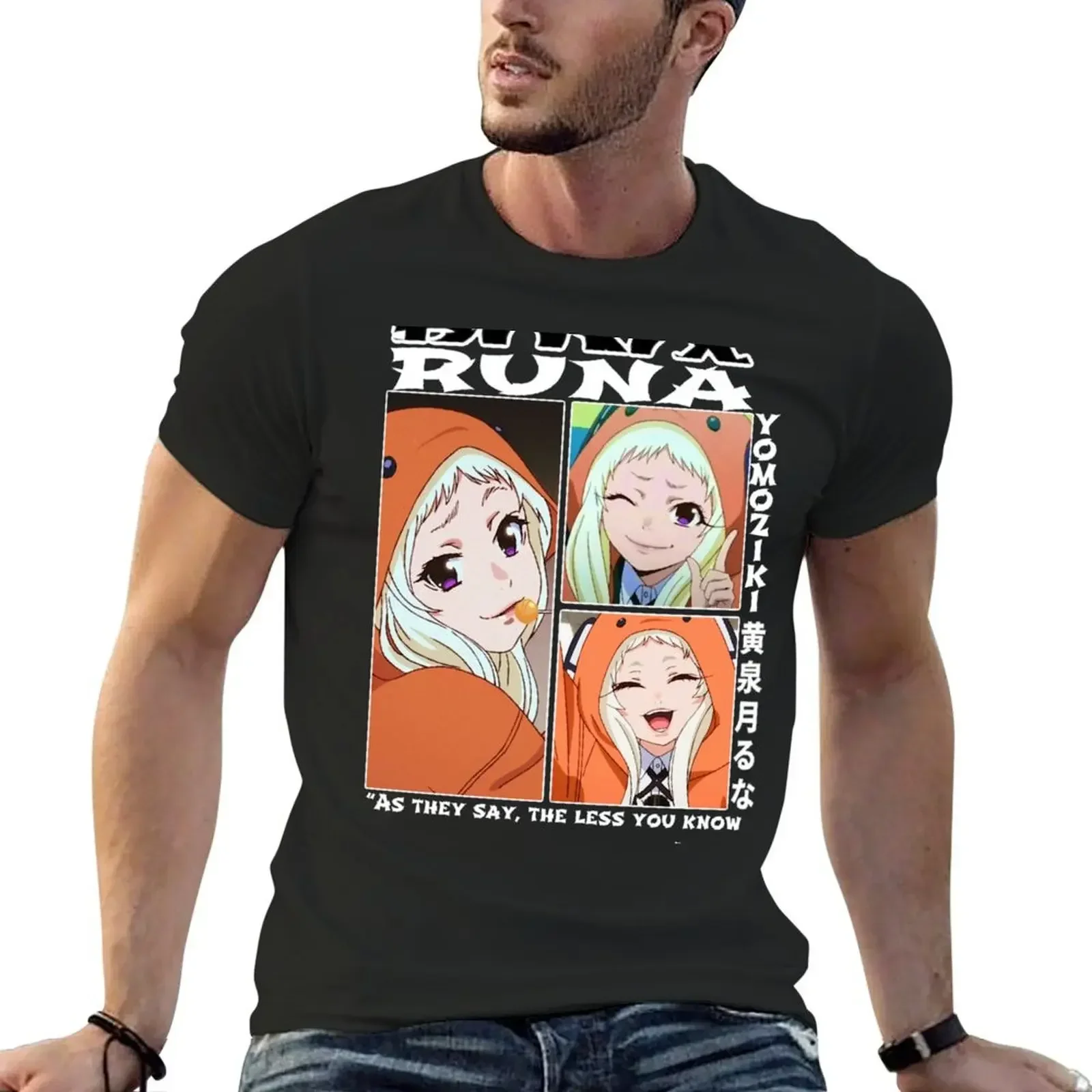 

Runa Yomozuki Kakegurui - Compulsive Gambler T-Shirt vintage sweat black t-shirts for men