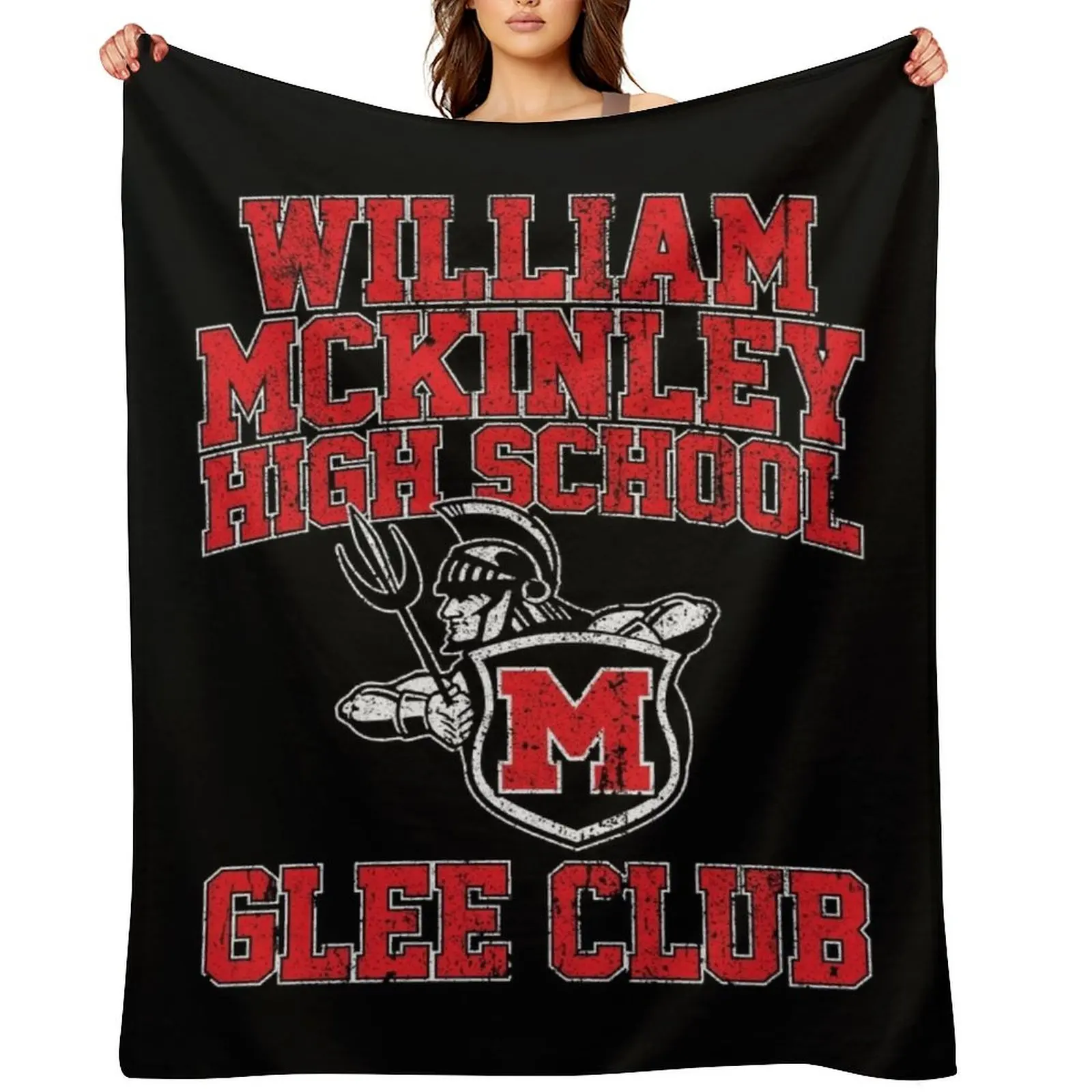 

William McKinley High School Glee Club Throw Blanket For Sofa Thin Decorative Throw Fashion Sofas Plaid Blankets