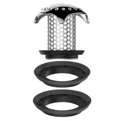 Stainless Steel Sink Drain Filter Hair Catcher Anti Clogging Filter Basket Sturdy Effective Bathroom Basin Sink Plug Blocks