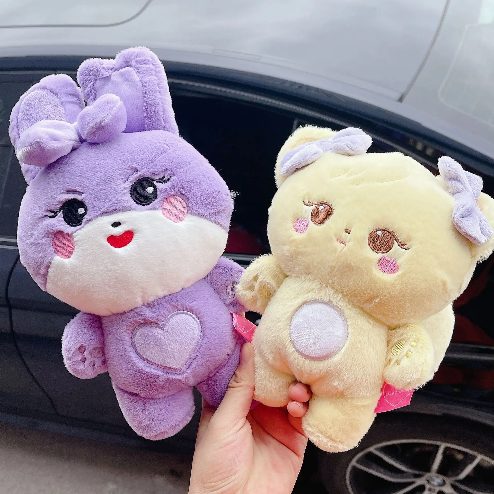 Kpop BORN PINK World Tour Muñecas de peluche rosas oficiales - Jennie Lisa Rose Jisoo Juguetes de peluche Coleccionables suaves de calidad Kawaii