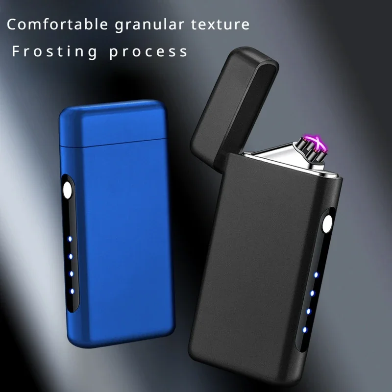 يندبروف مزدوج قوس أخف نوع C USB شحن أخف LED عرض الطاقة نبض البلازما في الهواء الطلق المحمولة بقاء أدوات أخف وزنا