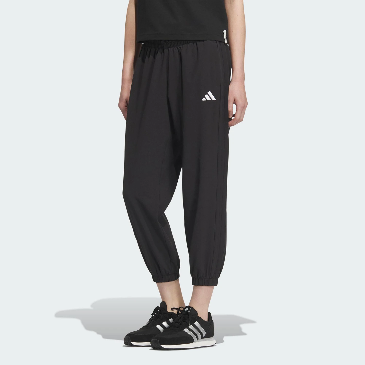 

Adidas genuine 2025 Summer Women's Tapered Woven Sport Pants JZ2174