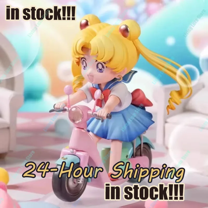 在庫 13 センチメートルセーラームーンアニメフィギュアリトルオートバイムーンウサギフィギュア Pvc GK 像置物モデル人形飾りおもちゃギフト