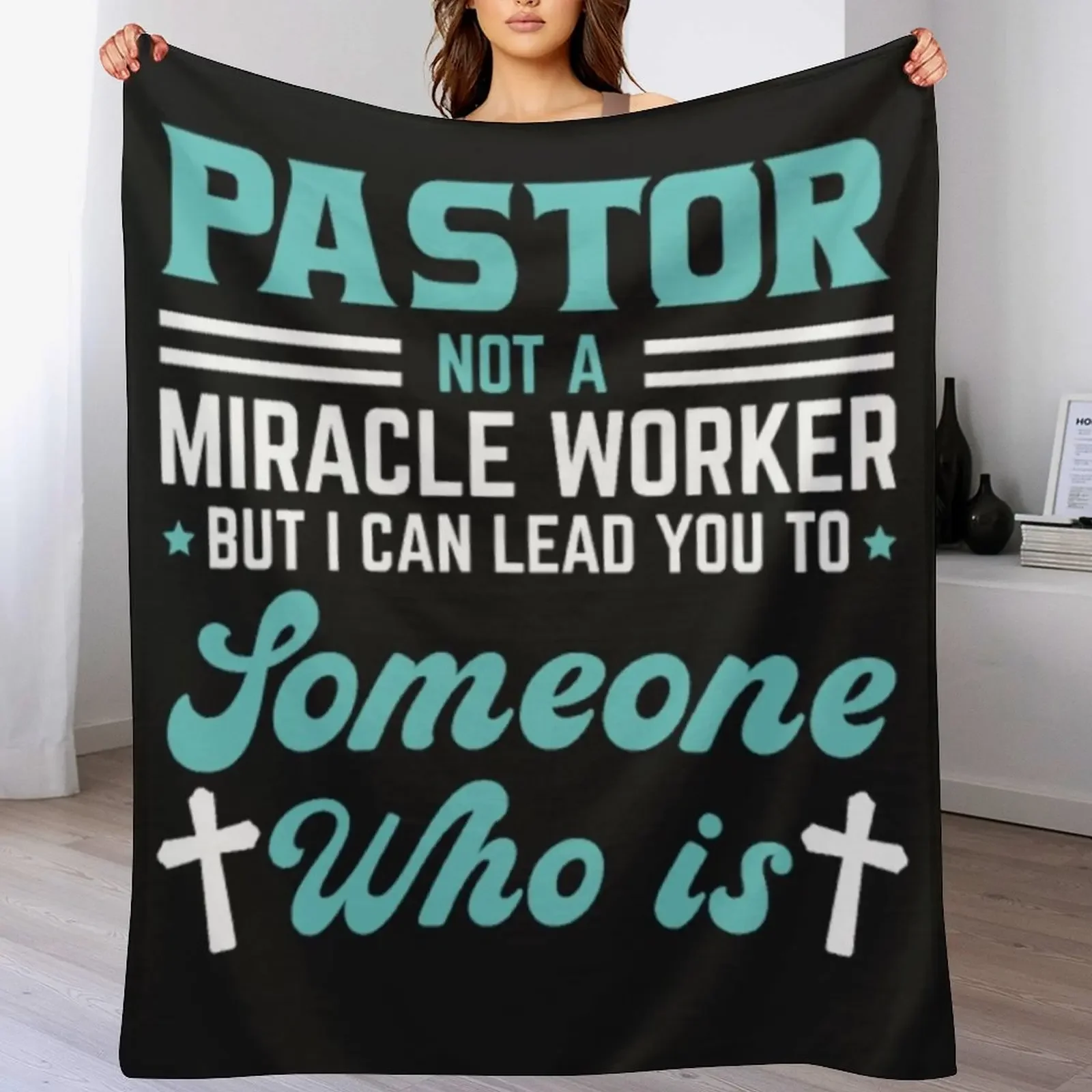 

Pastor miracle worker someone who it Throw Blanket Soft Big Cute Plaid Plush Large Blankets