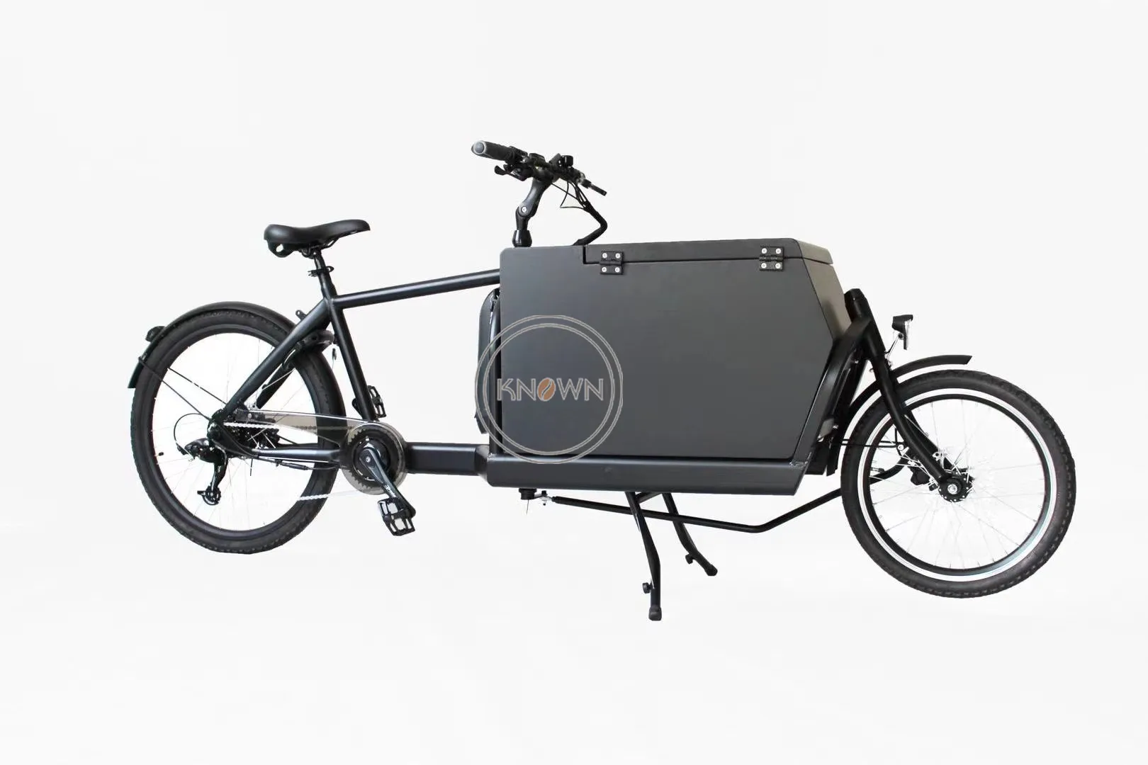 Hot Selling Two Wheel Electric Cargo Bike Mobile Safe Child Transport Vehicle Heavy Loading Manned  Bicycle