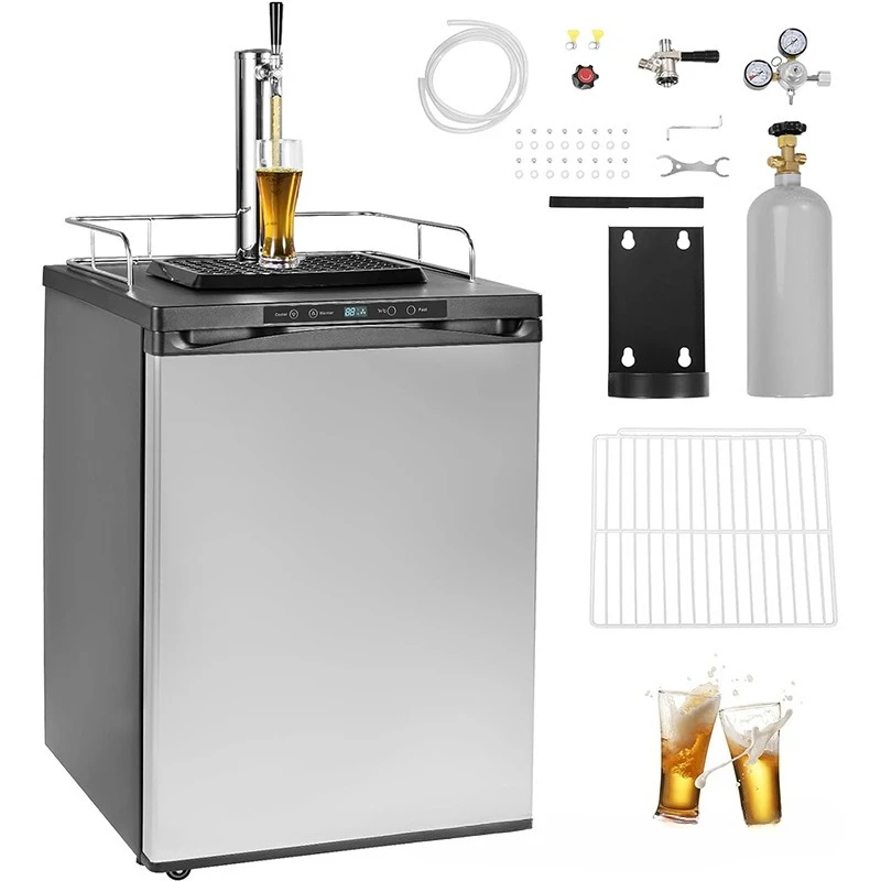 

Hot Selling Beer Dispenser with Single Tap Digital Temperature Display Beer Cooler