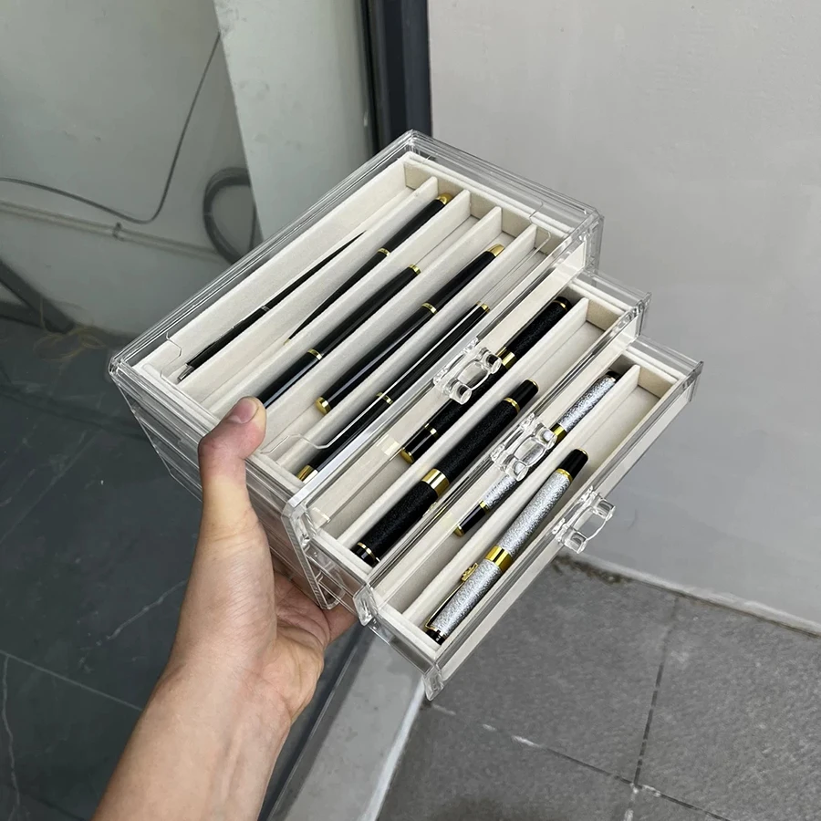 Pen and ballpoint pen storage box, household organizer, prem