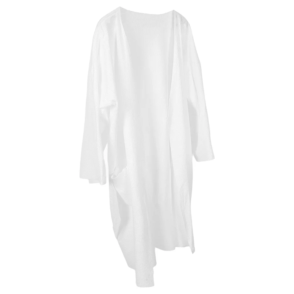 Towelling Dressing Gown Bathrobe Girls Pajamas Spa for Women White Robes Unisex Travel Women's