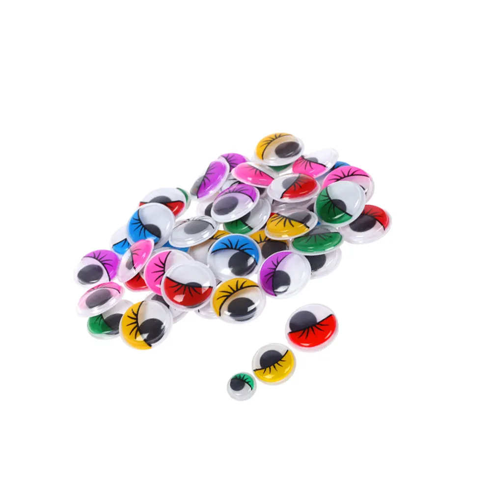 

300 Pcs Sprinkles Googly Eye Balls Crochet Eyes Crafts Wiggle Toy Simulation DIY Sticker Baby
