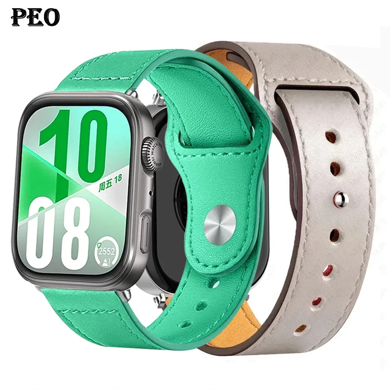 Leather watch bands For Huawei Watch Fit 4 pro Strap Replacement Correa Sport Bracelet For Huawei Fit 2-Fit 3-Fit 4 Accessories
