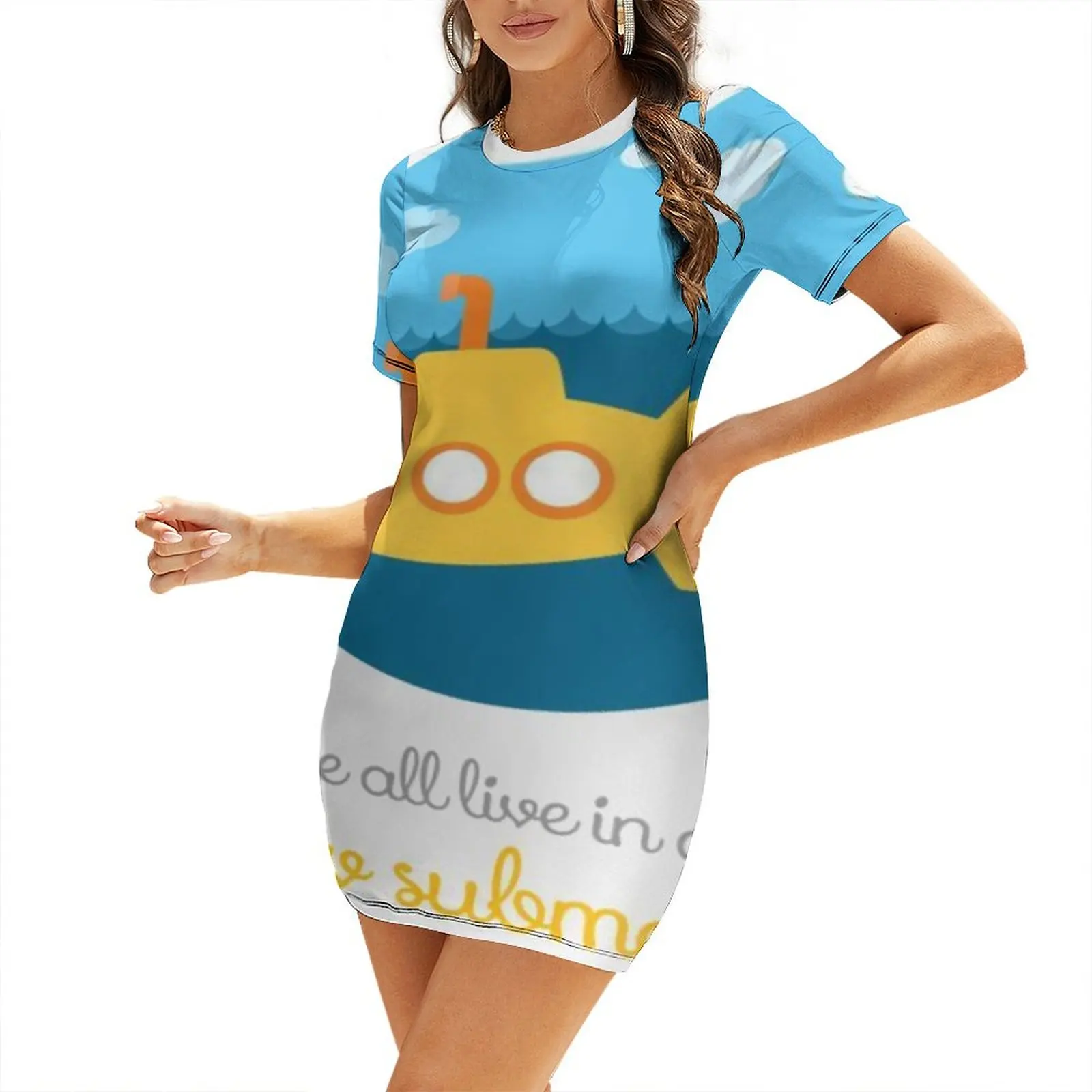 

Sub 2 Short-Sleeved Dress women's summer dress 2025 dresses for women birthday dress for women festival outfit women