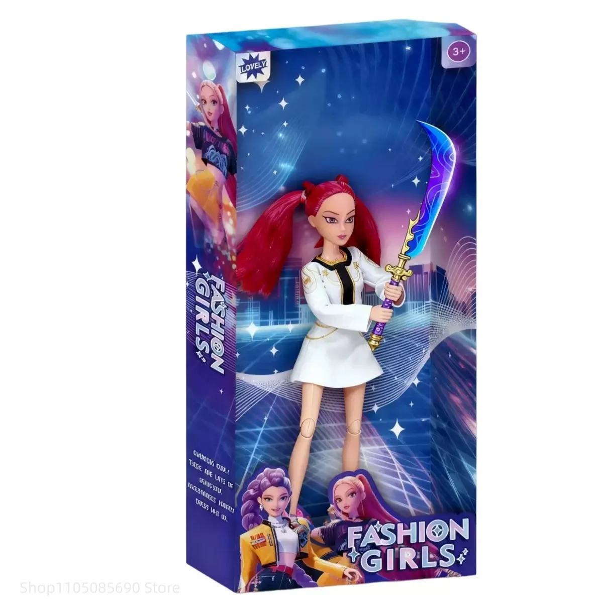 Hot KPop Devil Hunter Giocattolo in vinile Mira Rumi Zoey Ha tema musicale Canzone dorata Bella principessa Baby Girl Bambole Giocattolo fai da te per Girlt