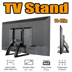 BEISHI Stand for 14-42 Inch LCD /LED/OLED TV Universal Table Top TV Stand Pedestal Feet TVs Flat&Curve Screen Monitor Bracket