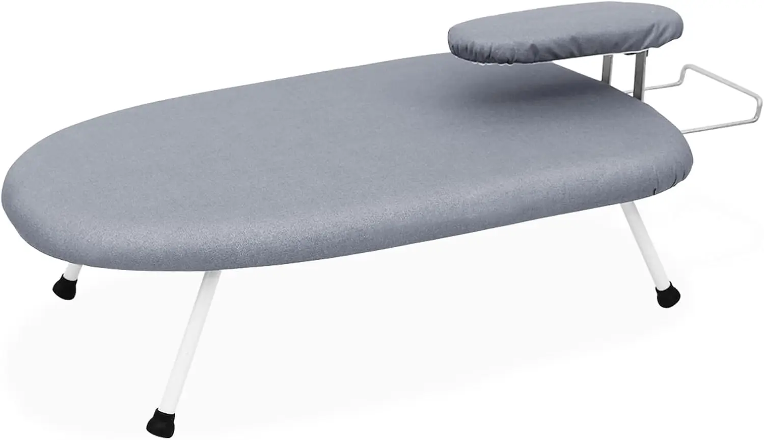 

Tabletop Ironing Board 23.6' L x 14''W x 7''H with Removable Sleeve Board - Folding Legs Cotton Cover