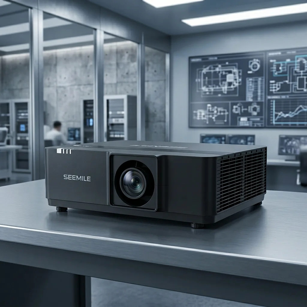 SML-EK800 Multi Function Projector Compatible With Multiple Devices For Meeting Training And Large Scale Presentation