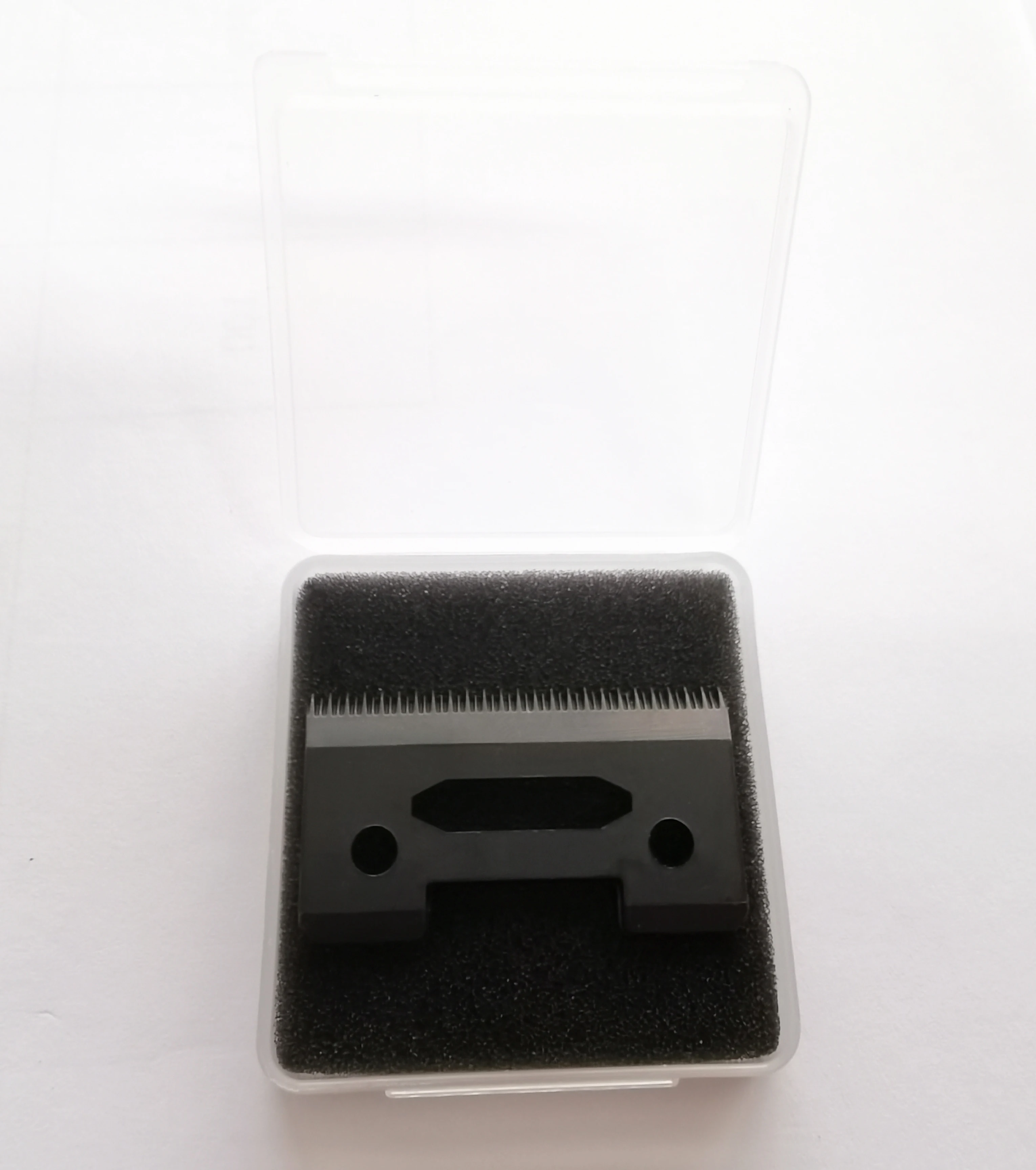 Magic 2-Lubang Stagger-Gigi Keramik Pisau Bergerak Cordless Clipper Bisa Diganti untuk Wahl Geser Clipper dengan Kotak Plastik