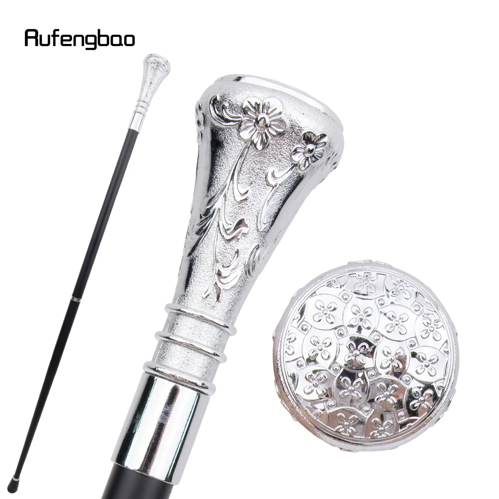 

Белая роскошная цветочная ручка, модная палка для косплея для вечеринки, роскошная коробка, сценическая трость, 93 см, сценическая трость для выступлений