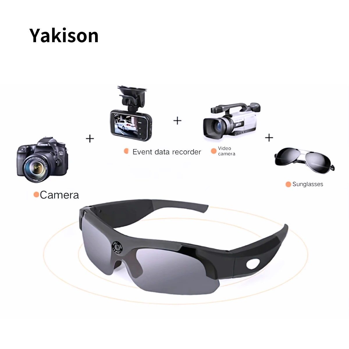 HD 1080P Video Cycling bluetooth smart glasses with Glasses Camera Take Photo Outdoor Video Recorder Cycling Wearable Protable