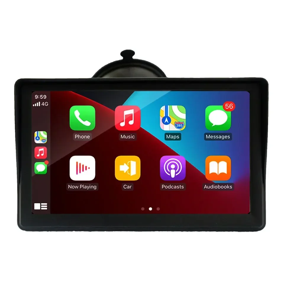 Latest Touchscreen Portable Wireless CarPlay & Android Car Radio Receiver, Mirror Link, Google, GPS Navigation System
