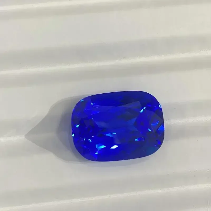 

Pirmiana Cornflower Blue Lab Grown Cobalt Spinel High Quality Cushion Cut Gemstones for DIY Jewelry Rings Design