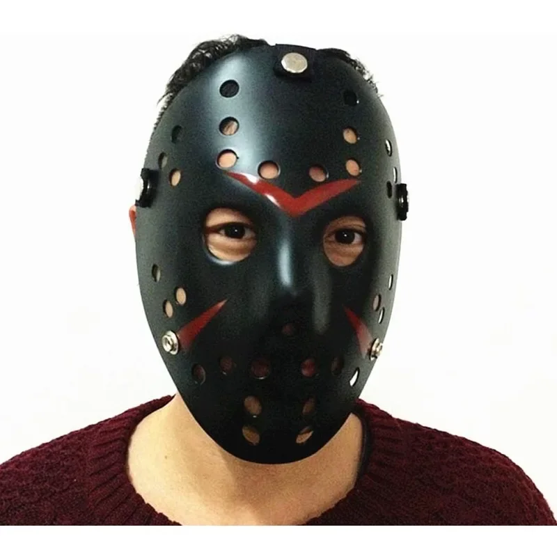 Movie Hockey Mask Jason Voorhees Friday The 13th Horror Scary Mask Halloween Party Cosplay Masks for Adult Men Halloween Gift