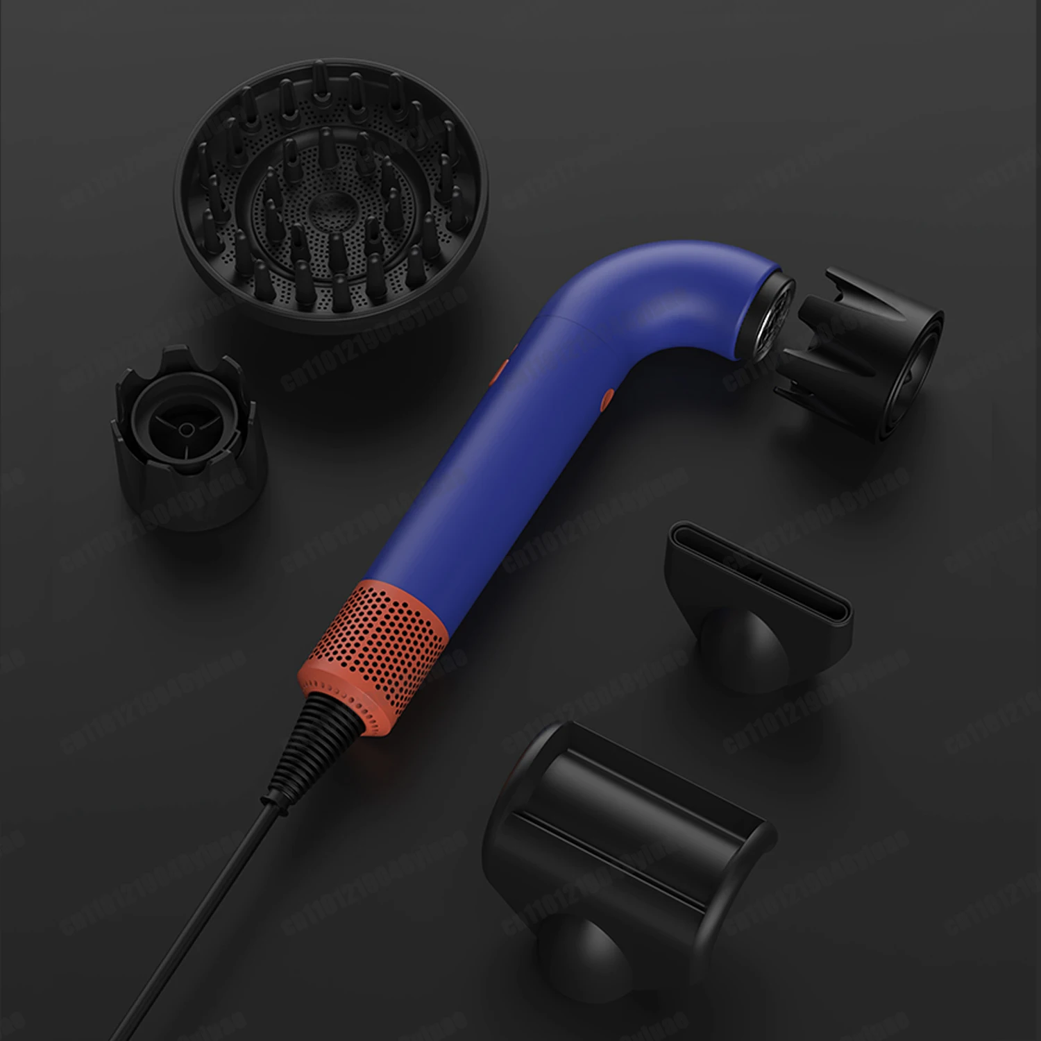 مجفف شعر عالي السرعة 1400 وات 2.7 متر منفاخ شعر بحبل طويل سريع الجفاف أيون سيكادورا بارا كابيلو مع ناشر تصفيف