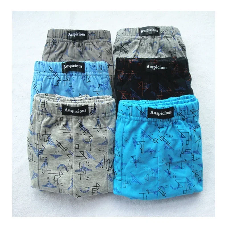 

5-Pack Men's 95% Cotton Boxer Briefs Mid Rise Loose Fit Underwear Soft Breathable for Big Size up to 110KG Comfort