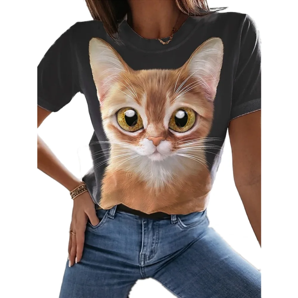 

Daily Women's T-Shirt Summer O-Neck T Shirt For Women Fashion Short Sleeve Casual T-Shirt 3d Print Women's Clothing