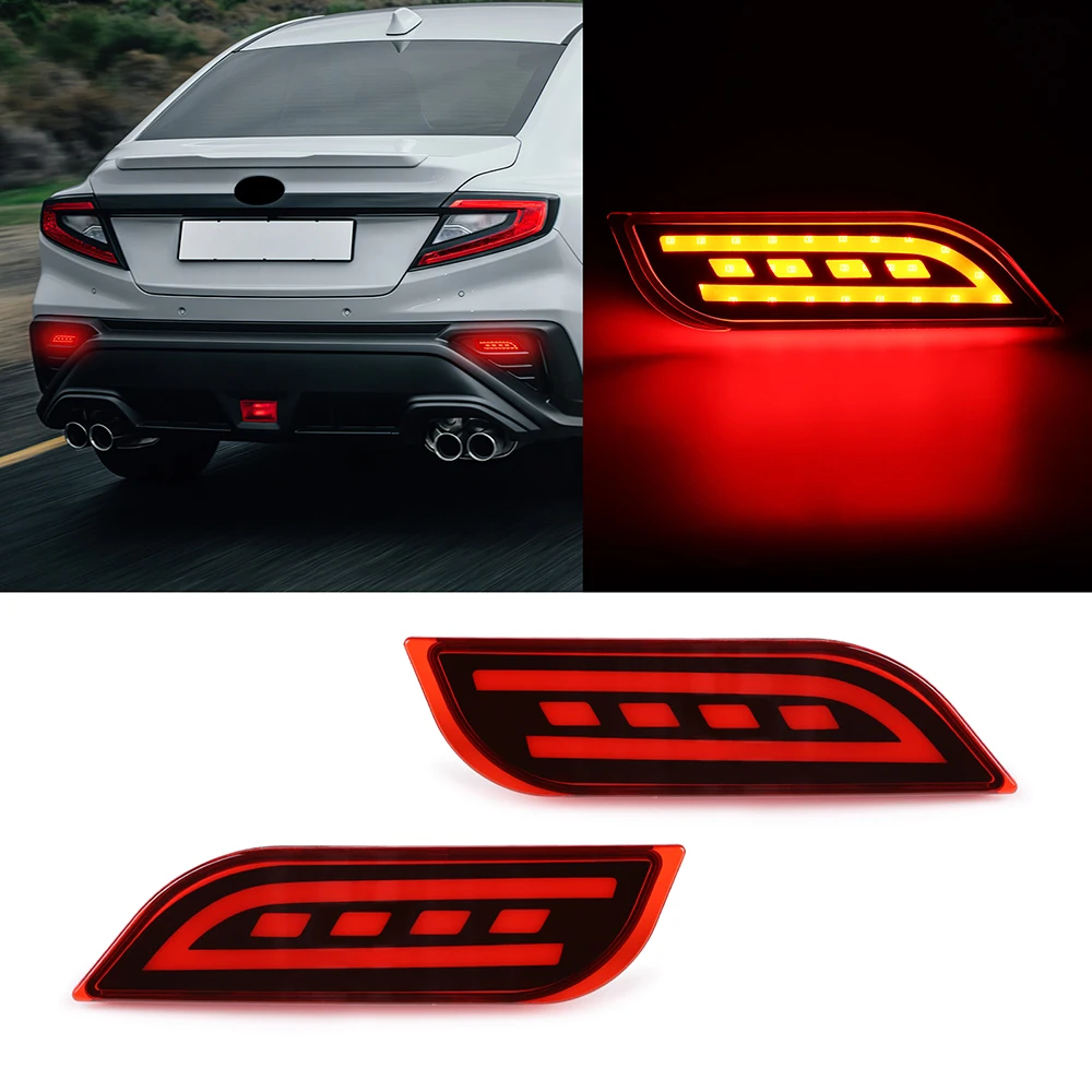 

Rear Bumper Lights For Subaru Impreza 08-23/ XV Crosstrek 13-17/ Ascent 19-23/ WRX 21-23 WRX 08-14 RHD LHD Running Brake Light