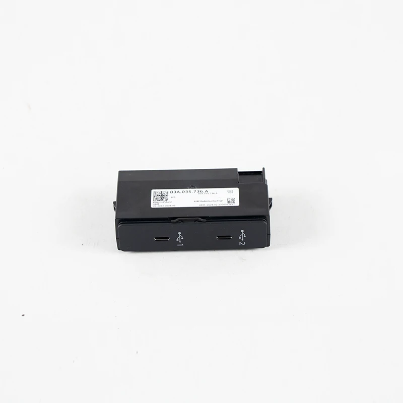 83A 035 736 A For Audi Q3 F3 Audio CarPlay AMI USB TYPE-C Music Smartphone Interface AUX Plug Switch 83A035736A