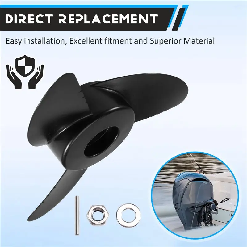 A79E-Untuk SUNELEXE, Savylor, Marina, Watersnake Baling-Baling Kompatibel Untuk Motor Trolling Listrik-Mesin Luar Perahu Model