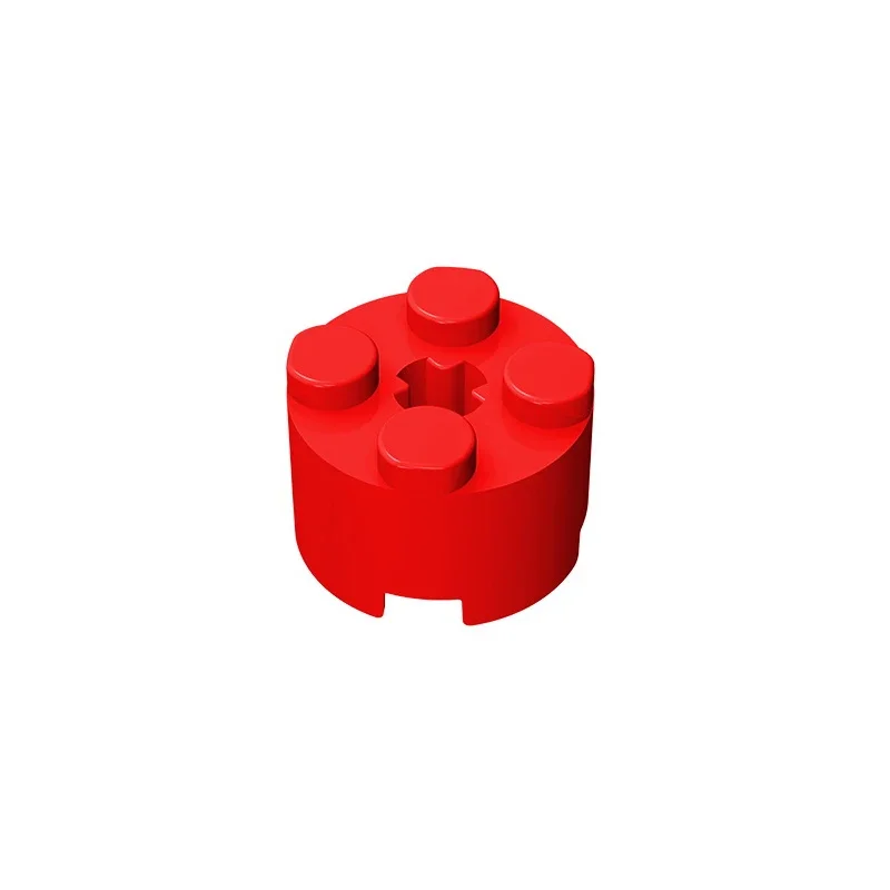 GDS-607 BRICK 16 W. CROSS - 2x2 Cylindrical tiles compatible with lego 6143 3941  DIY Educational Building Blocks