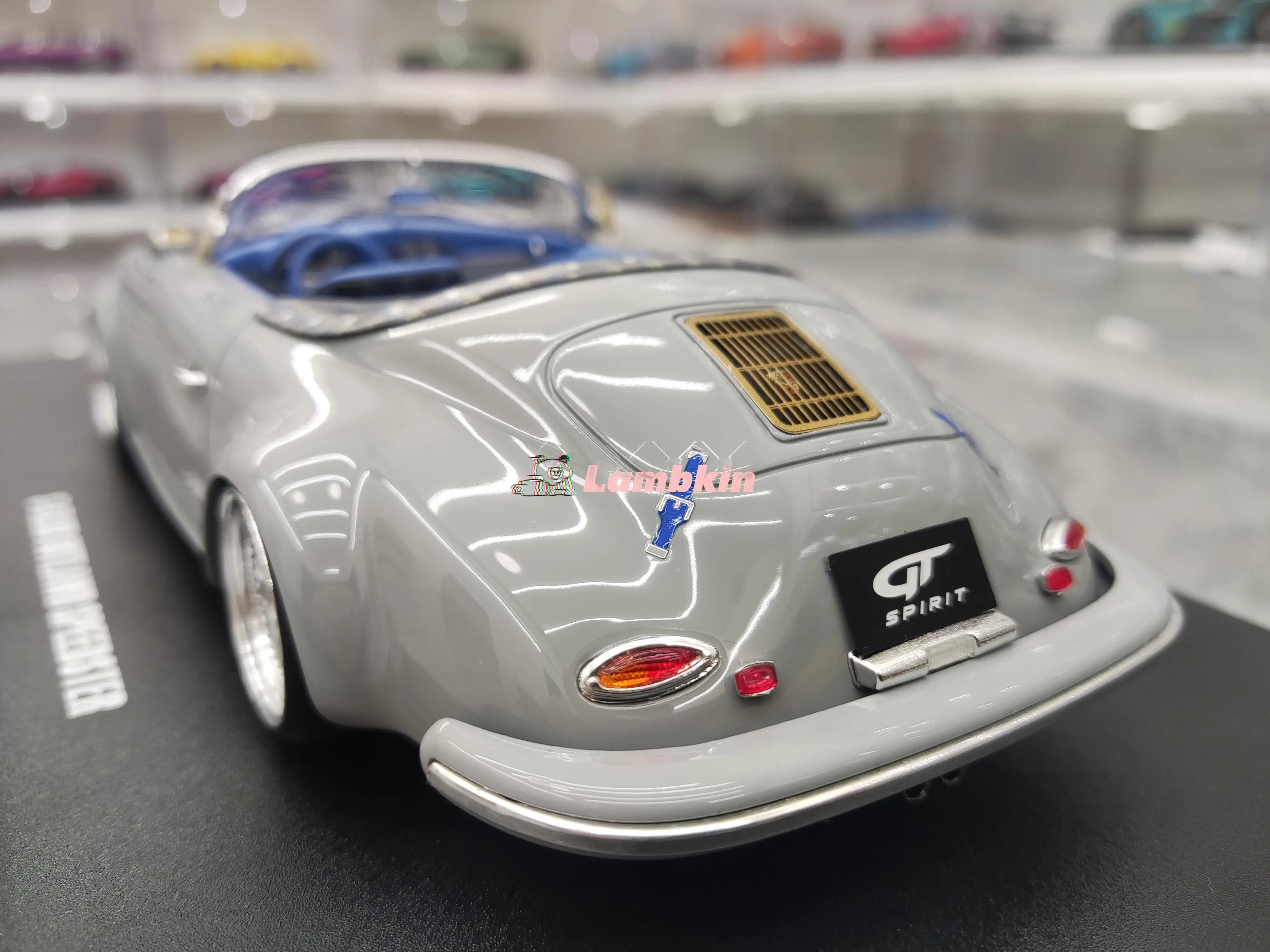 GT Spirit 1/18 For356 S-KLUB OUTLAWD SPEEDSTER 시뮬레이션 자동차 모델, 클래식 소장용