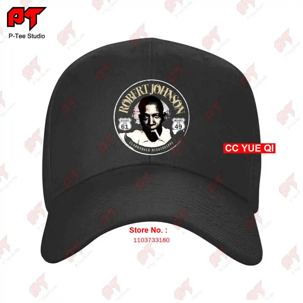 Robert Johnson Blues Guitar Crossroads Devil 01 Baseball Caps Truck Cap CFDS