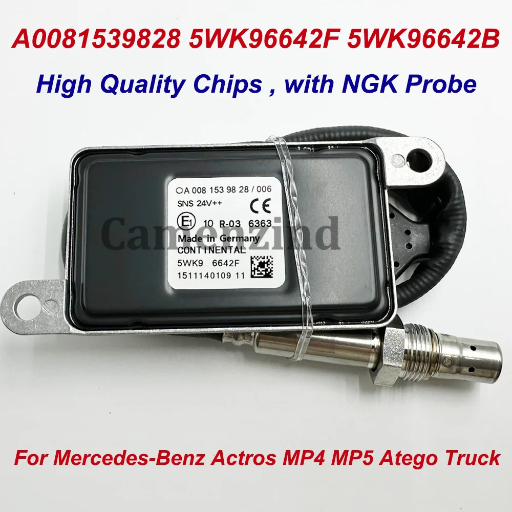 

New Nox Sensor For Mercedes-Benz Actros MP4 MP5 Atego Truck OEM A0081539828 5WK96642F 5WK96642B A0101539328 A0101539001 24V