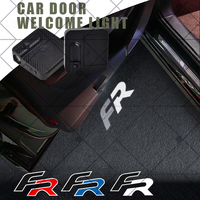 1/2Pcs For FR Logo Tarraco Ibiza Ateca Leon Born Cordoba Formentor Car HD Projector Lamp LED Auto Door Welcome Light Accessories