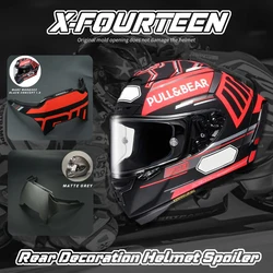 Motorcycle Rear Decoration Helmet Spoiler Shell Helmet Ornament for SHOEI X14 X-14 X 14 Retrofit Accessories