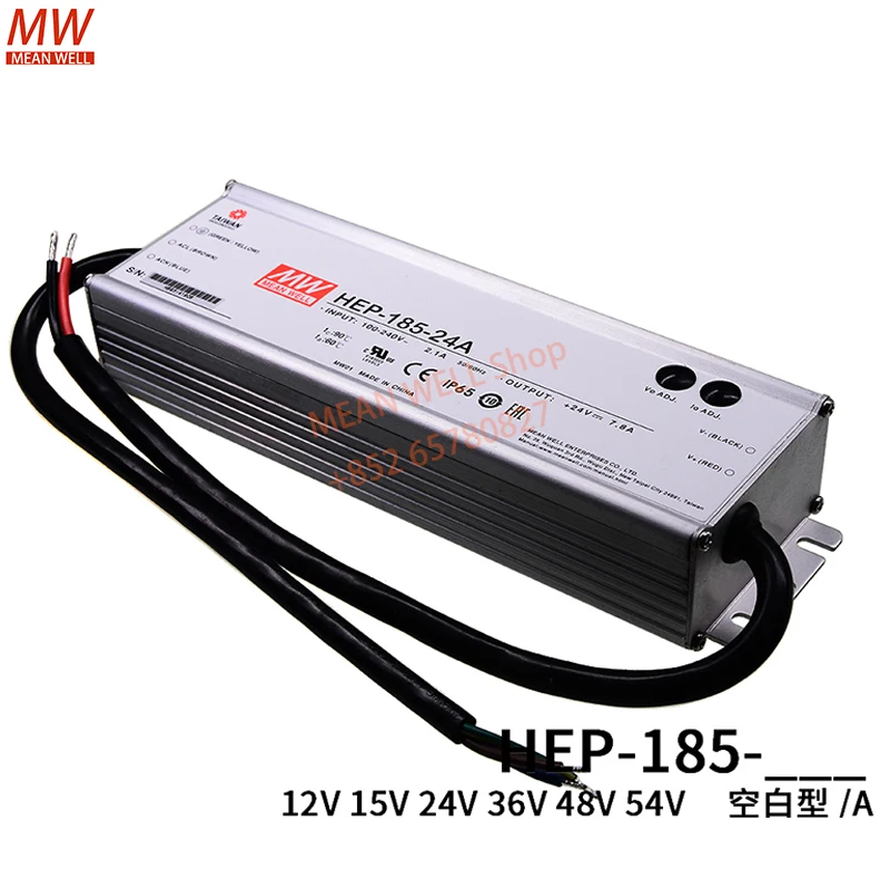 

Original MEAN WELL 185W Switching Power Supply for Harsh Environment HEP-185-12A HEP-185-24A HEP-185-36A HEP-185-48A HEP-185-54A