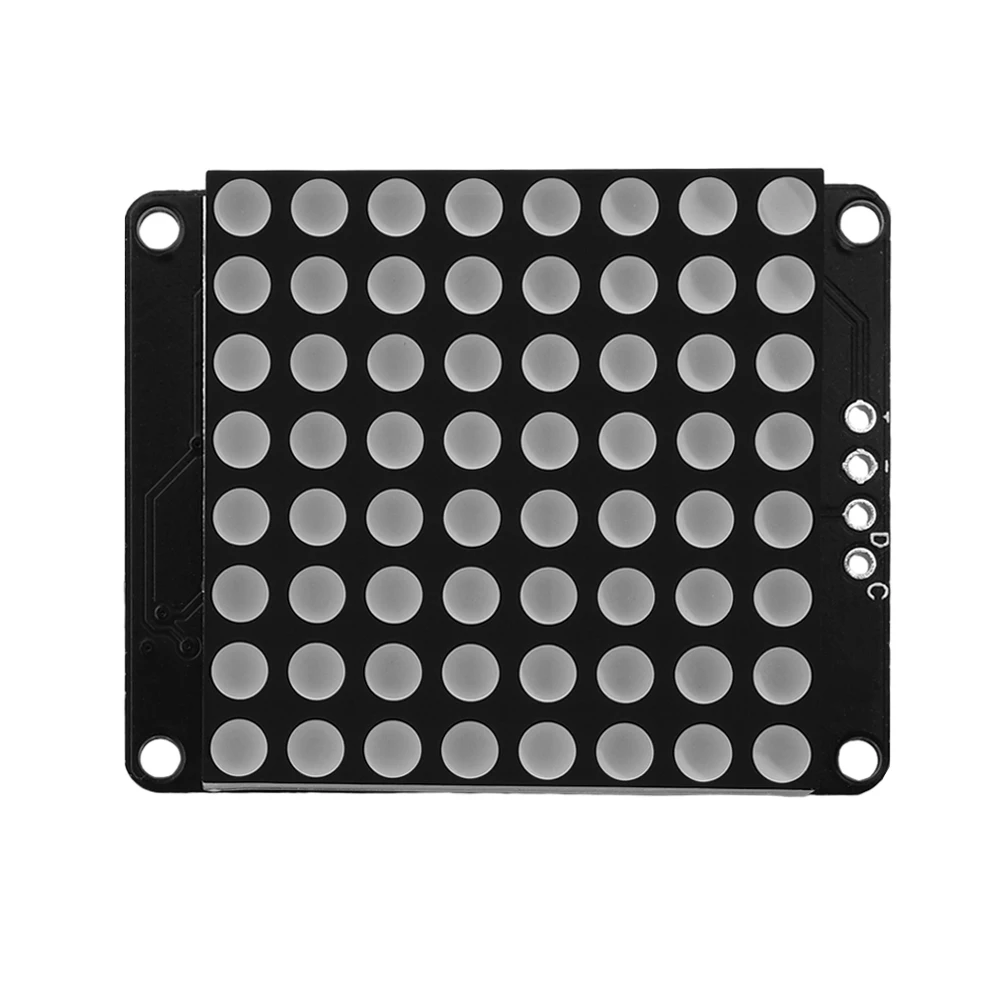 HT16K33 I2C Interface LED Driver 8X8 Matrix Common Negative LED Dot Matrix Module Support Extended Connection DIY LED Display