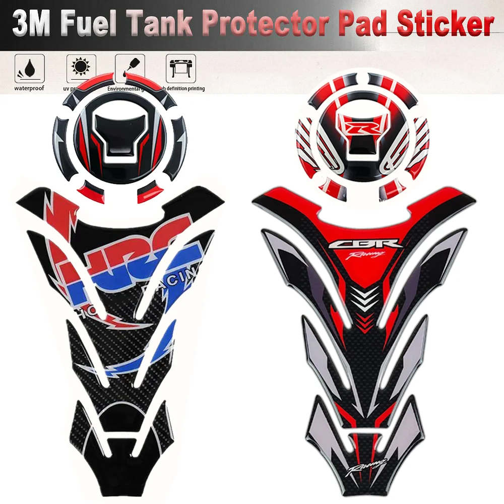 

For Honda CBR HRC Stickers Motorcycle Accessories Tank Pad Covers RR CBR250RR CBR600RR CBR1000RR 1000RR 600RR 650R 500R 250R 600