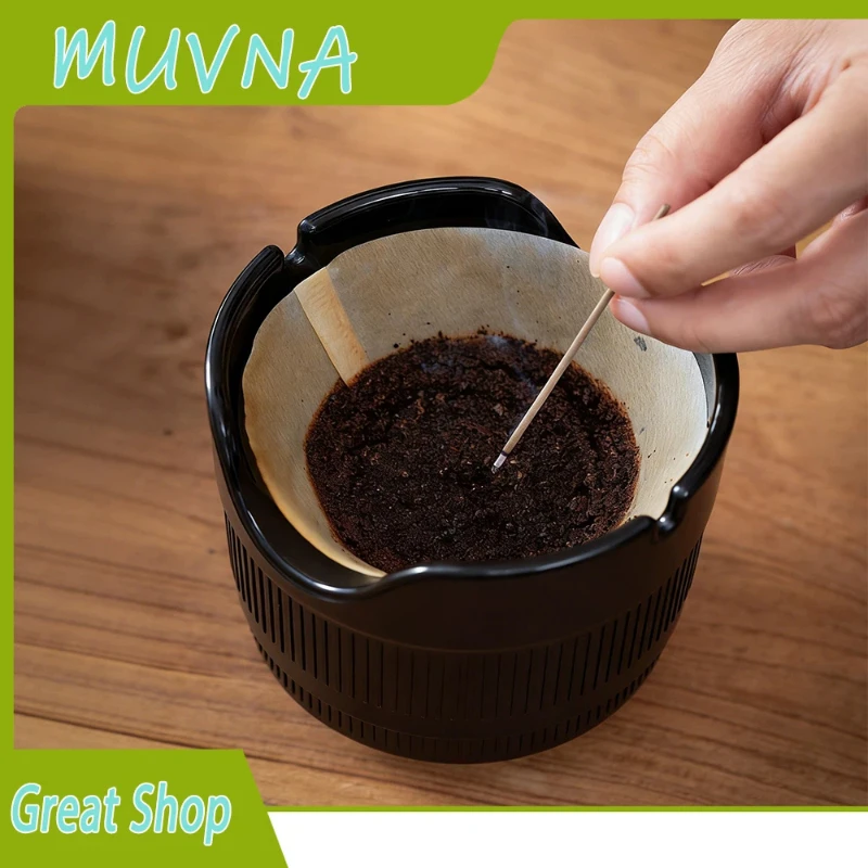 

Muvna Coffee Residue Bucket Household Commercial Ashtray V60 Hand-Washed Coffee Filter Paper Residue Box Universal Coffee Tools