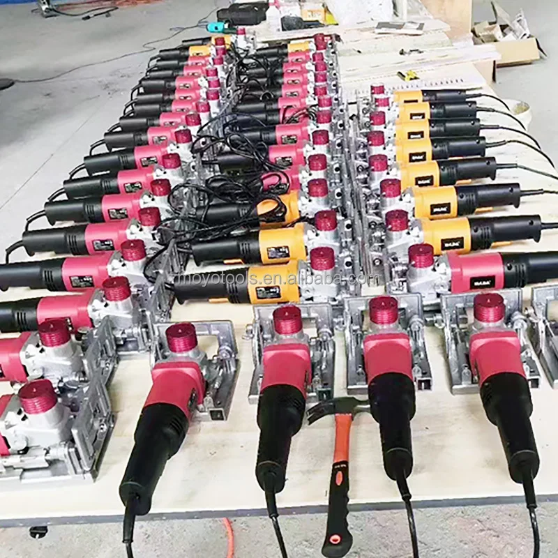 ماكينة تشقيب وتجعيد الألواح الشق المحمولة P14 P15 P10 النجارة موصل غير مرئي آلة Tenoning البسكويت موصل أدوات المنزل