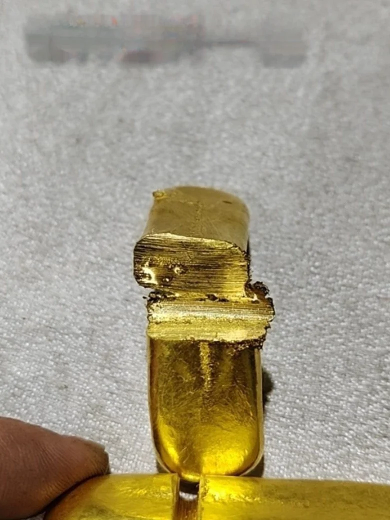 ذهب البنغال الأحمر المقلد، مادة خام، ذهب محروق، سبيكة ذهب، قوالب ذهب، حبوب ذهب، ذهب محاكاة لا يتغير لونه، ديكور خارجي #4