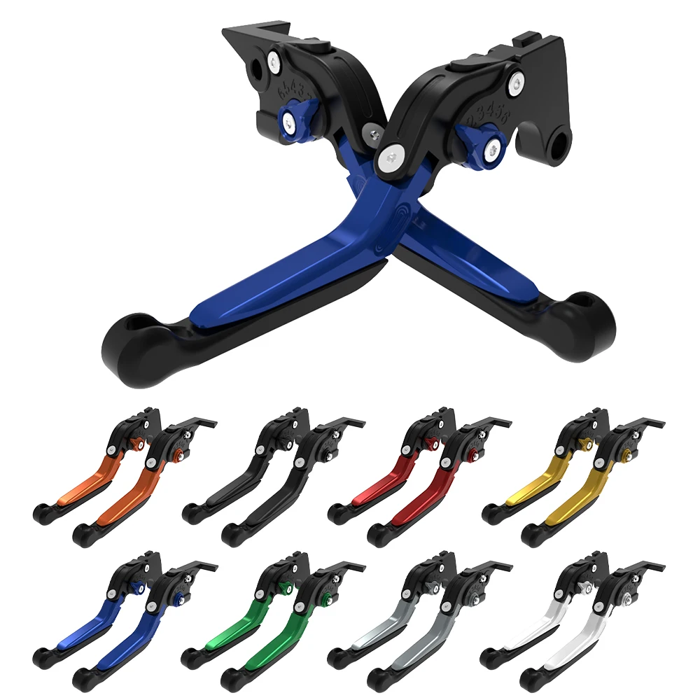 For Suzuki DL650 GSX600F GSX750F GSX-R750 W RF600R RGV250 SV650 N/S Motorcycle Brake Clutch Levers Adjustable Folding Extendable