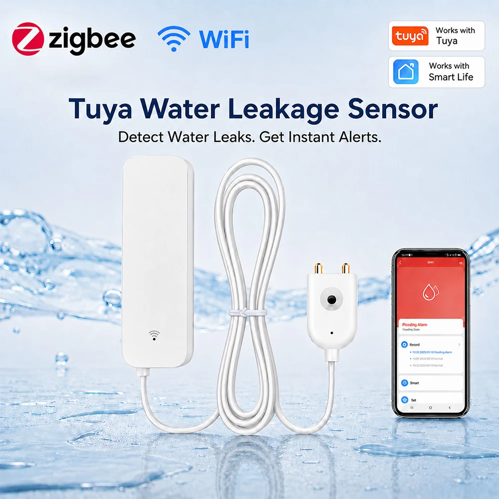 ZigBee WiFi Su Kaçak Sensörü S - Home Security Gadgets incelemesi ve fiyatı