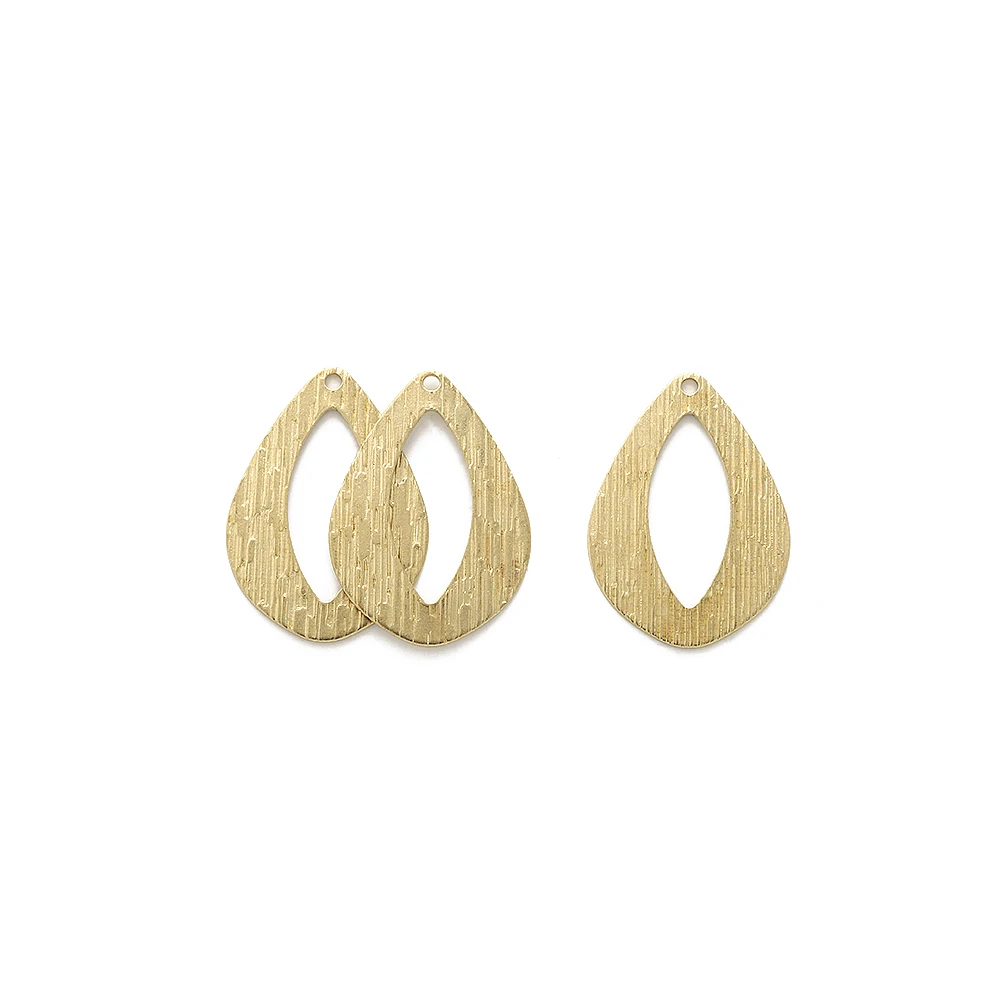20 قطعة الخام النحاس محكم دمعة قطع الحصان العين Charms قلادة Diy بها بنفسك بوهو أقراط قلادة سوار صنع المجوهرات
